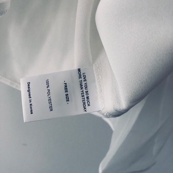 Women’s White Button Down Blouse - Picture 7 of 9